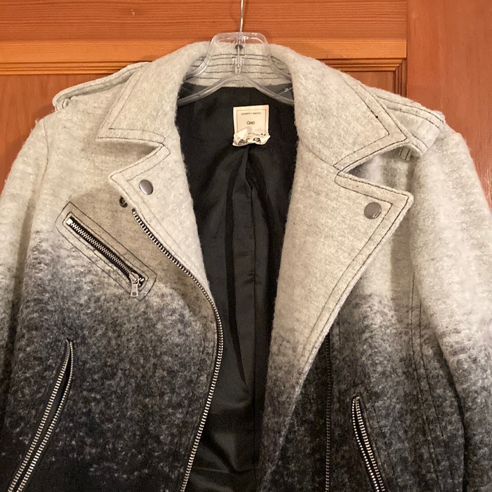 Gap Moto ombré jacket.